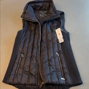 Calvin Klein Women's Dark Quilted puffed Vest NWT!